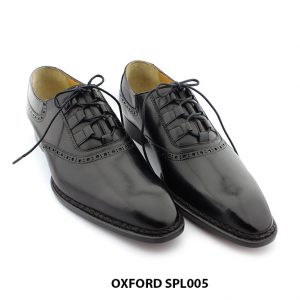 [Outlet size 42] Giày da nam mũi trơn Oxford SPL005 003