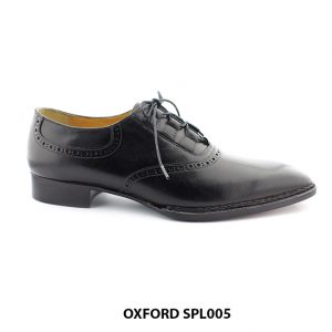 [Outlet size 42] Giày da nam mũi trơn Oxford SPL005 001
