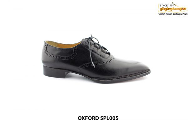 [Outlet size 42] Giày da nam mũi trơn Oxford SPL005 001