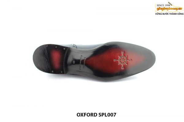 [Outlet size 45] Giày da nam màu xanh navy Oxford SPL007 005