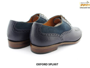 [Outlet size 45] Giày da nam màu xanh navy Oxford SPL007 004