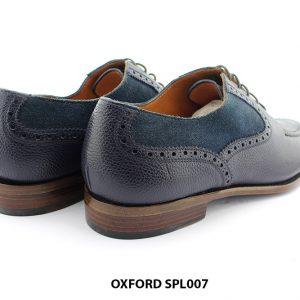 [Outlet size 45] Giày da nam màu xanh navy Oxford SPL007 004