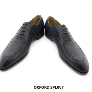 [Outlet size 45] Giày da nam màu xanh navy Oxford SPL007 003