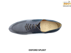 [Outlet size 45] Giày da nam màu xanh navy Oxford SPL007 002
