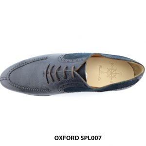 [Outlet size 45] Giày da nam màu xanh navy Oxford SPL007 002
