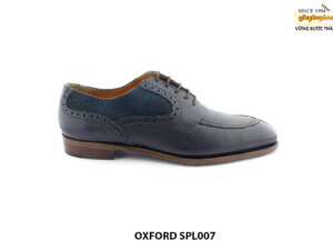 [Outlet size 45] Giày da nam màu xanh navy Oxford SPL007 001