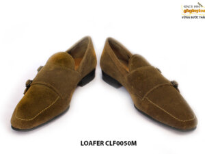 [Outlet size 41] Giày lười nam da lộn Monkstrap 0050M 002