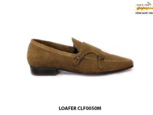 [Outlet size 41] Giày lười nam da lộn Monkstrap 0050M 001