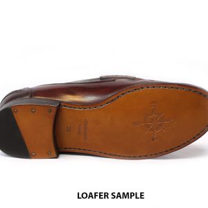 [Outlet size 39] Giày lười nam phối màu xanh đỏ Loafer Sample 006