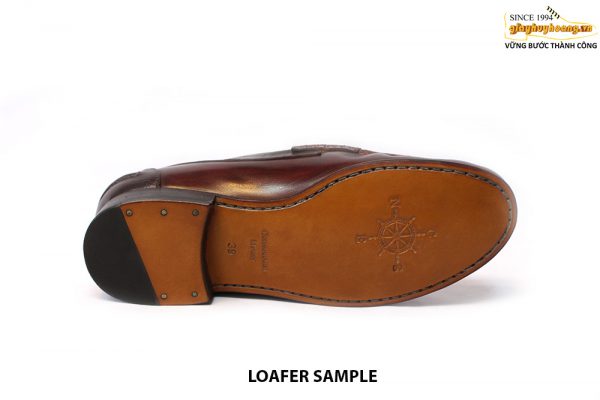 [Outlet size 39] Giày lười nam phối màu xanh đỏ Loafer Sample 006