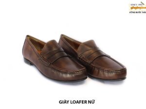 [Outlet size 36.5] Giày lười nữ cao cấp Loafer Sample 006