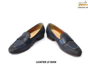 [Outlet size 40] Giày lười nam da đan xen Sample 004