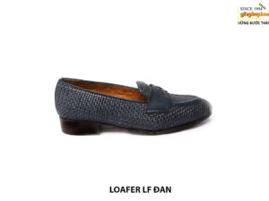 [Outlet size 40] Giày lười nam da đan xen Sample 001