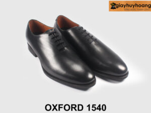 Size 39 Giày da nam buộc dây da trơn Oxford 1540 004