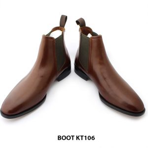 [Outlet size 41] Giày da nam cổ cao thanh lịch Chelsea Boot KT106 007