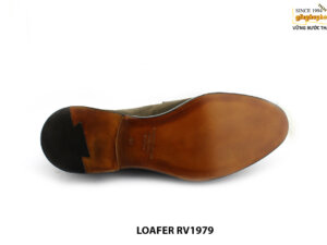 [Outlet size 40] Giày lười nam da lộn đế da Penny Loafer RV1979 006