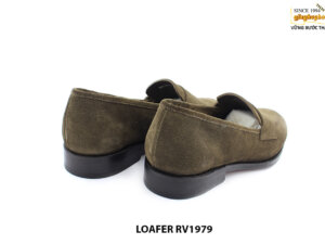 [Outlet size 40] Giày lười nam da lộn đế da Penny Loafer RV1979 005