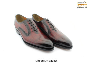 [Outlet size 38] Giày da nam đánh bóng gương Oxford 193722 003