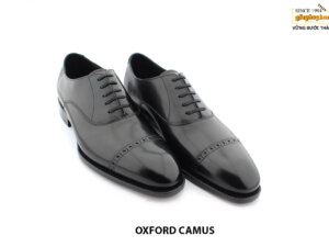 [Outlet size 43] Giày da nam hàng hiệu đế da Oxford CAMUS 002