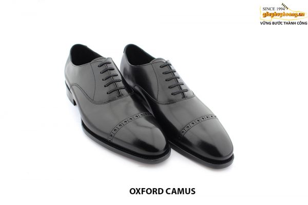 [Outlet size 43] Giày da nam hàng hiệu đế da Oxford CAMUS 002