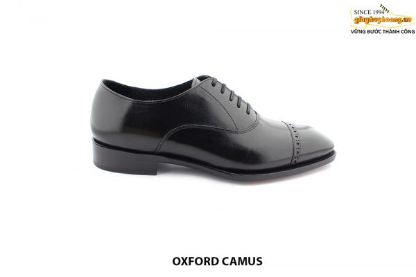 [Outlet size 43] Giày da nam hàng hiệu đế da Oxford CAMUS 001