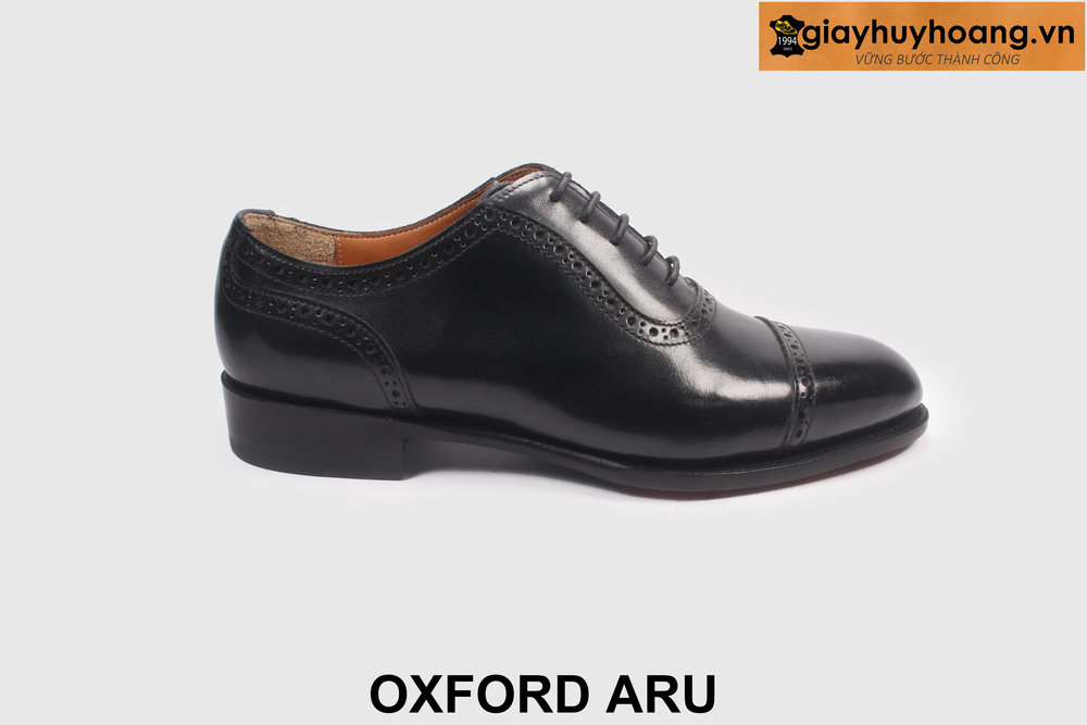 ban-giay-da-oxford-nam-cao-cap-giayhuyhoang-aru-1 Giày da nam hàng hiệu công sở chính hãng Oxford ARU 001