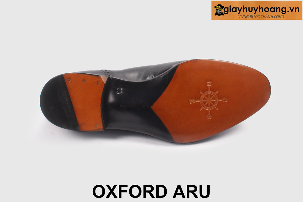 ban-giay-da-oxford-nam-cao-cap-giayhuyhoang-aru-6 Giày da nam hàng hiệu công sở chính hãng Oxford ARU 002
