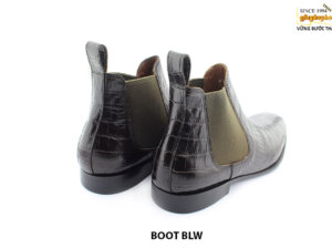 [Outlet size 42] Giày da nam vân cá sấu Chelsea Boot BLW 003