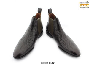 [Outlet size 42] Giày da nam vân cá sấu Chelsea Boot BLW 002