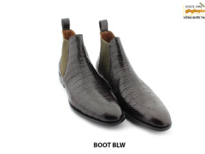 [Outlet size 42] Giày da nam vân cá sấu Chelsea Boot BLW 001