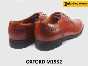 Giày Oxford da nam đục lỗ màu bò Brogues M1952 005