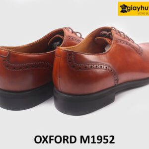 Giày Oxford da nam đục lỗ màu bò Brogues M1952 005