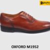 Giày Oxford da nam đục lỗ màu bò Brogues M1952 001