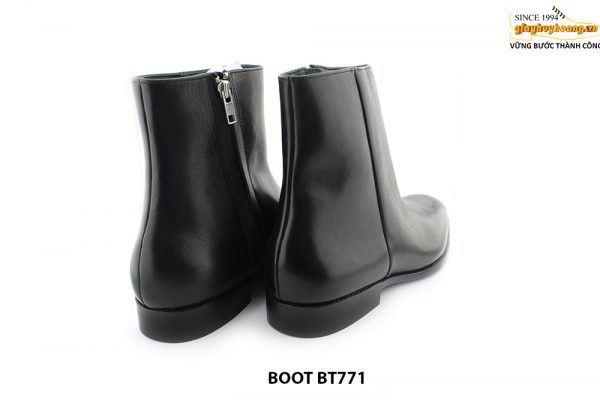 [Outlet 42+44] Giày da nam cổ cao Zip Boot BT771 003