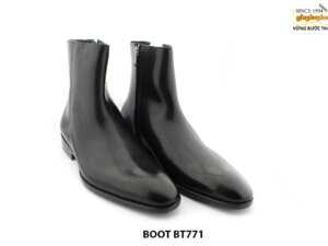 [Outlet 42+44] Giày da nam cổ cao Zip Boot BT771 001
