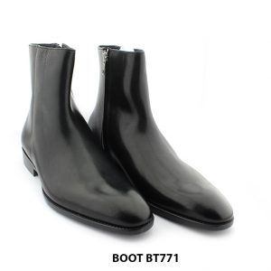 [Outlet 42+44] Giày da nam cổ cao Zip Boot BT771 001