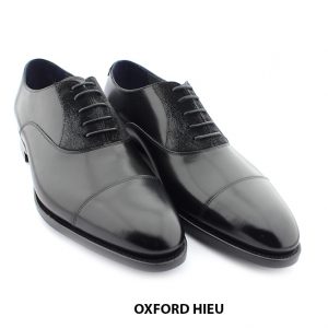 [Outlet size 44] Giày da nam phối da lộn Oxford HIEU 003