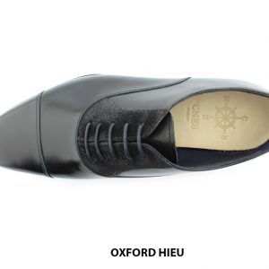 [Outlet size 44] Giày da nam phối da lộn Oxford HIEU 002