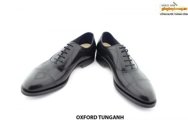 [Outlet size 42] Giày da nam may 2 đường chỉ Oxford TUNGANH 003