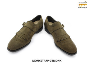 [Outlet size 40.5] Giày da nam da lộn monkstrap GB 005