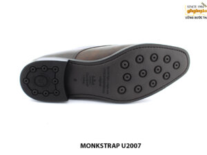 [Outlet] Giày da nam đánh màu Patina tuyệt đẹp monkstrap U2007 006