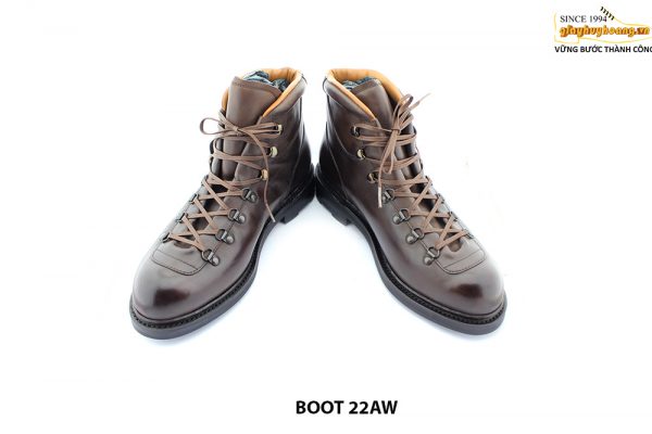 [Outlet size 42] Giày da nam Boot buộc dây Lace Boot 22AW 0003