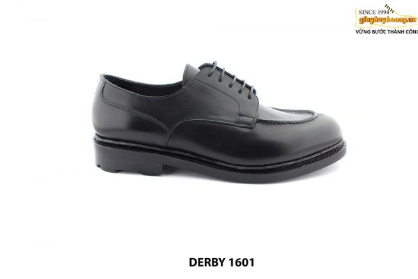 [Outlet size 45] Giày da nam cho bàn chân to Derby 1601 001