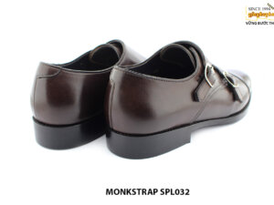 [Outlet size 40] Giày da nam hàng hiệu thủ công Monkstrap SPL032 005