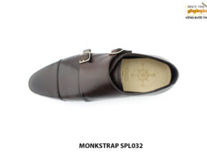 [Outlet size 40] Giày da nam hàng hiệu thủ công Monkstrap SPL032 002