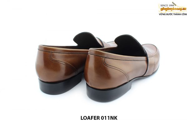 [Outlet size 41] Giày lười da nam màu vàng bò Loafer 011NK 003