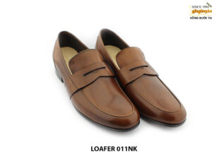 [Outlet size 41] Giày lười da nam màu vàng bò Loafer 011NK 001