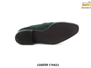 [Outlet size 41] Giày lười da lộn nam xanh loafer 179422 006