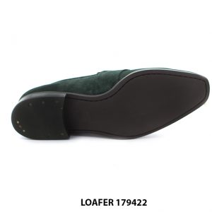 [Outlet size 41] Giày lười da lộn nam xanh loafer 179422 006