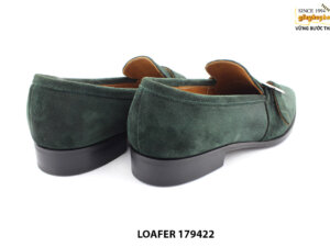 [Outlet size 41] Giày lười da lộn nam xanh loafer 179422 005